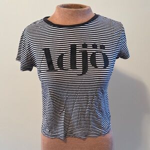 Forever 21 Black and White Striped Tee